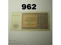 RR! GDR 10 stamps 1955 GC - Rare