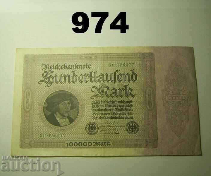 Germania 100.000 de mărci 1923 XF