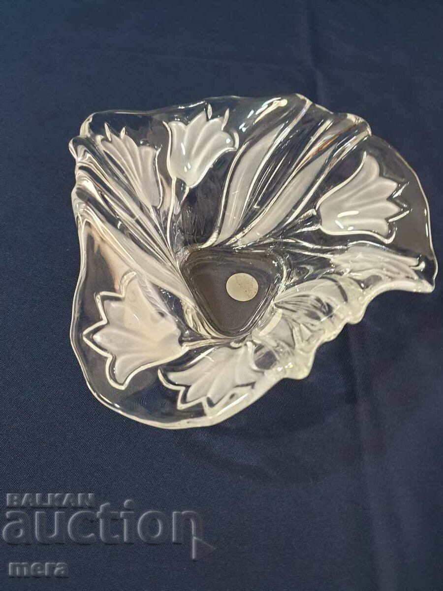 Crystal German bowl, candy box with price 38.00 BGN | € 19.43 Crystal German bowl, candy box with price 38.00 BGN | € 19.43
