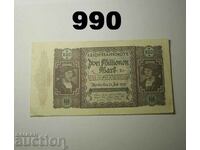 Germany 2 Million Marks 1923 VF+