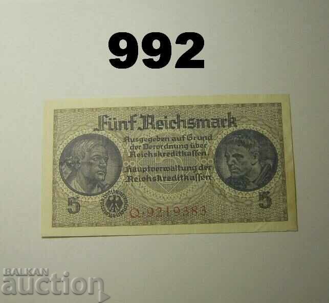 Germania 5 timbre 1939 VF