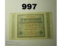 Germany 20 billion marks in 1923