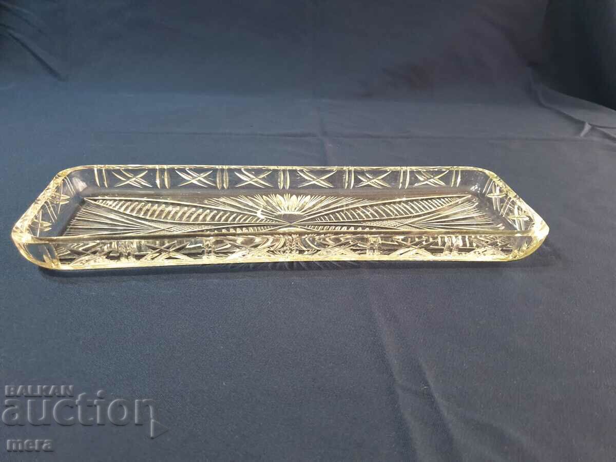 Crystal tray - plate