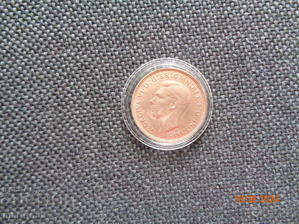 1 monedă de un penny - 1937 - excelentă cu preț € 2.00 | 3.91 BGN