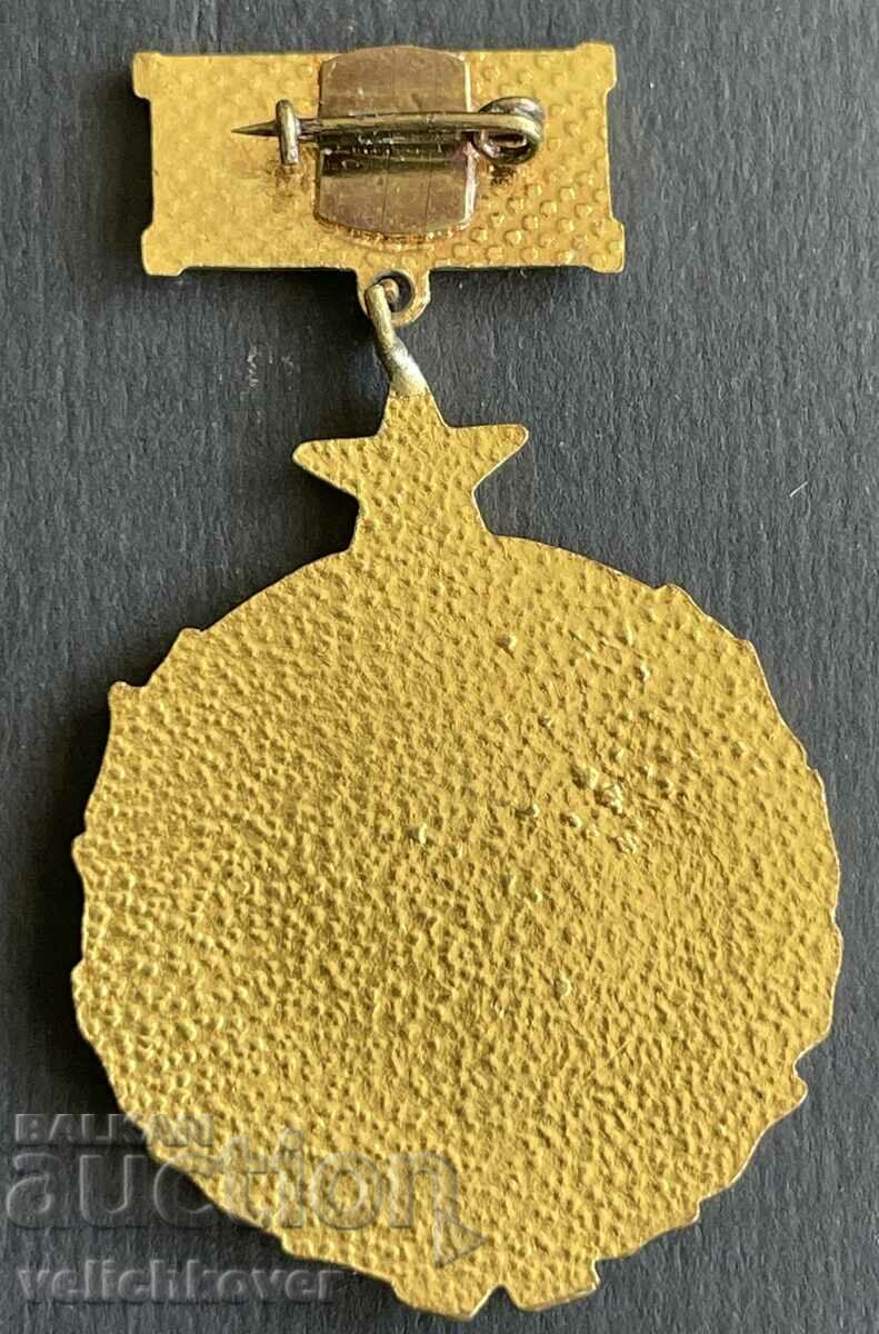 38359 Bulgaria medal 25 years State and People's Control Email with price 10.00 BGN | € 5.11