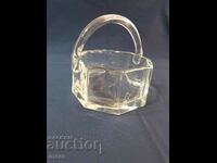 Crystal hexagonal fruit basket