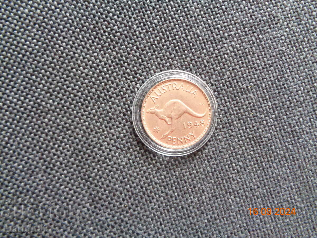 Moneda de 1 penny - 1948 - Australia