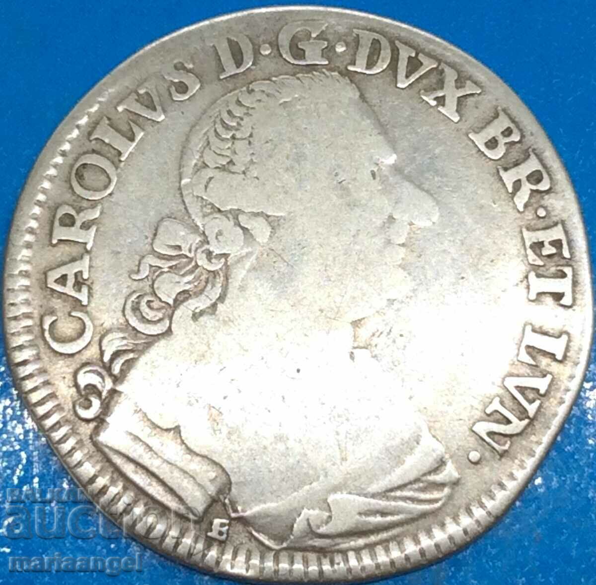 1/3 thaler 1764 Braunschweig and Lüneburg Karl I Germany silver