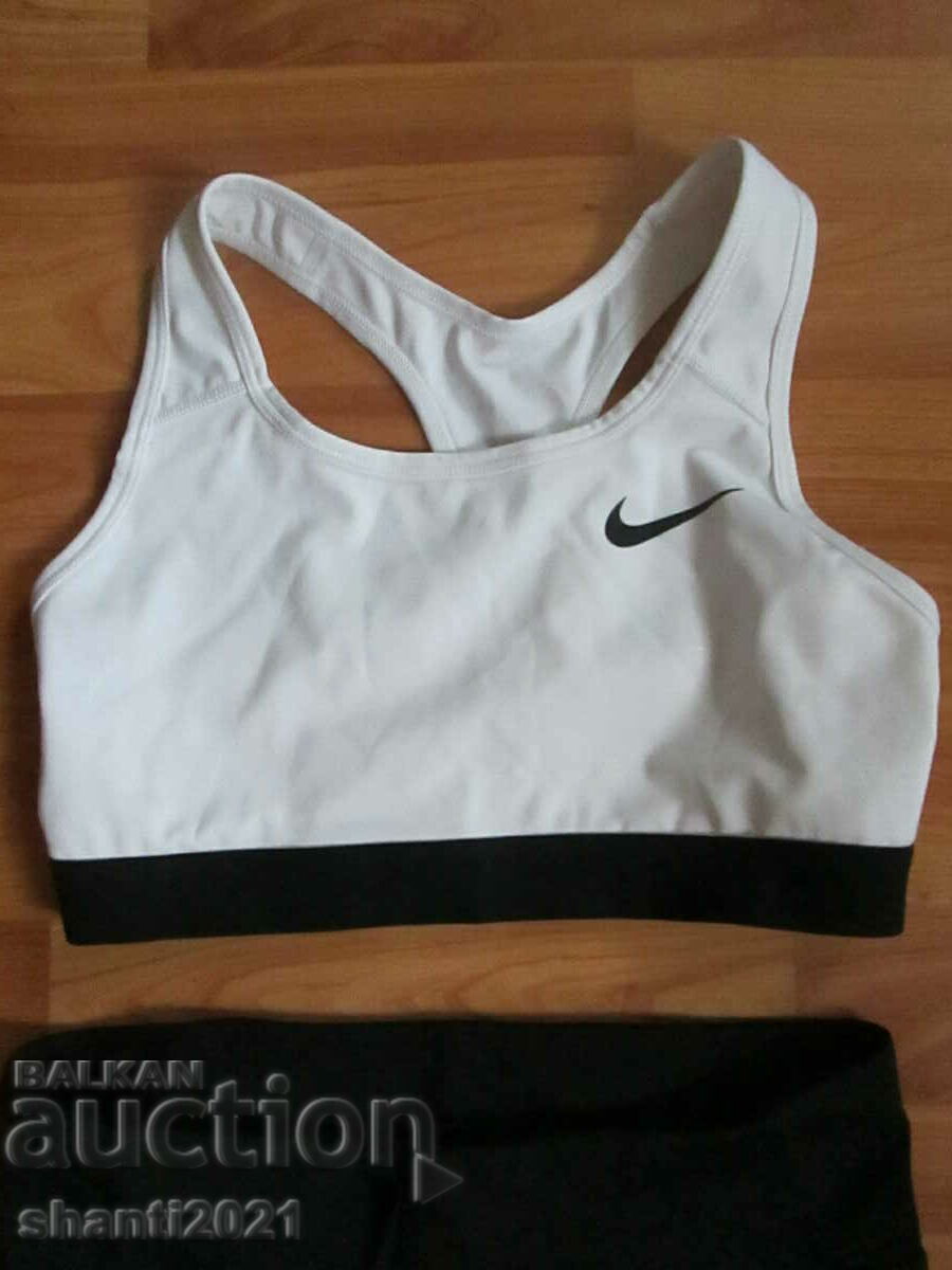 Γνήσιο αθλητικό σετ NIKE r.r.XS, 2 μπουστάκια και κολάν - 5