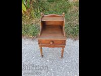 Vintage solid wood bedside table!