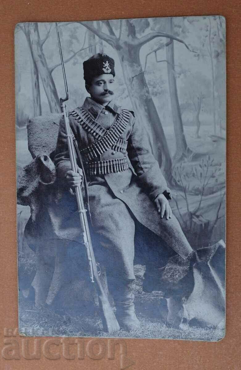 Real photography - Revolutionary Militiaman Nikola Atanasov