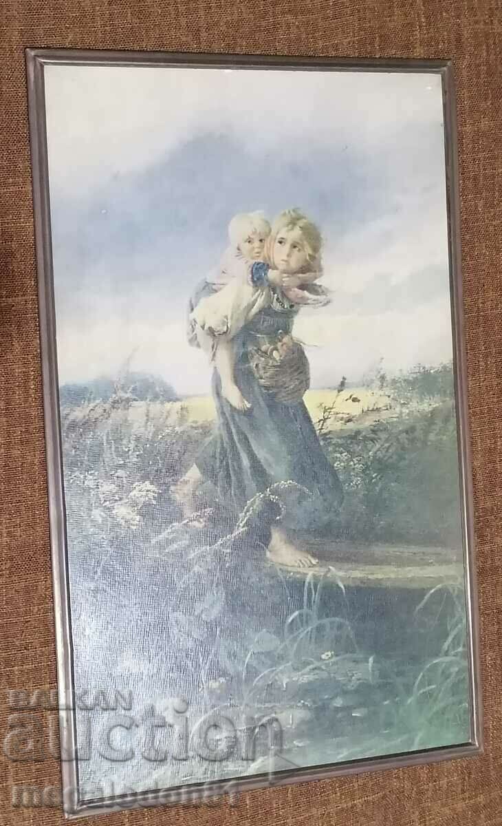 Konstantin Makovsky - copii care fug de probleme, compensarea reproducerii