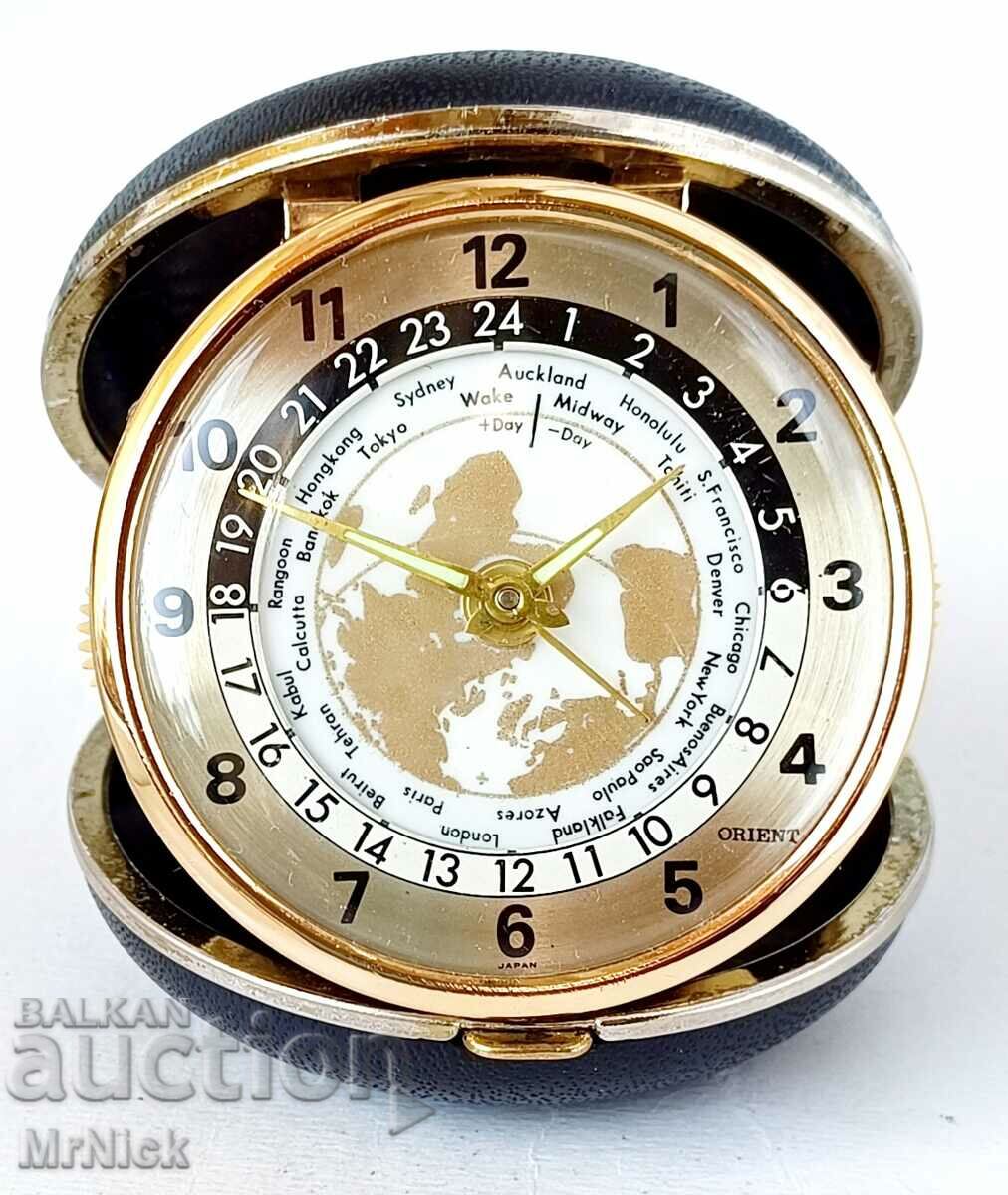 Orient alarm clock Orient vintage world time