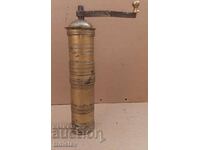 Antique bronze coffee grinder