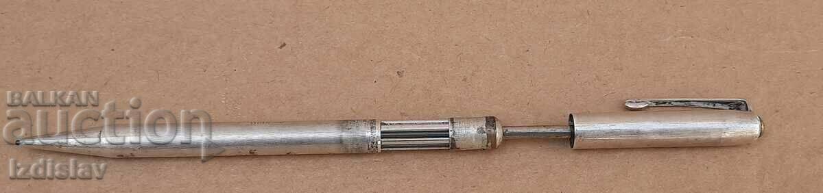 Vintage silver mechanical pencil with markings. with price 100.00 BGN | € 51.13 Vintage silver mechanical pencil with markings. with price 100.00 BGN | € 51.13