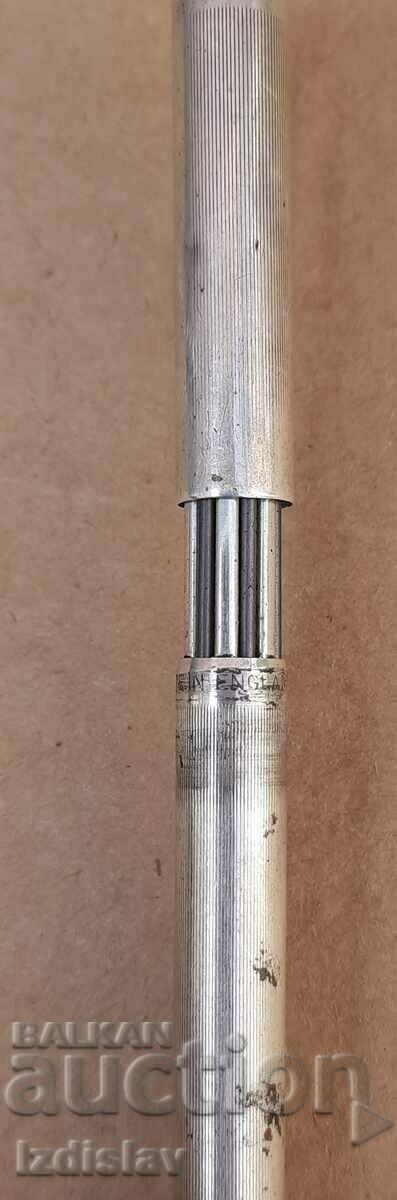 Delivery of Vintage silver mechanical pencil with markings. Delivery of Vintage silver mechanical pencil with markings.