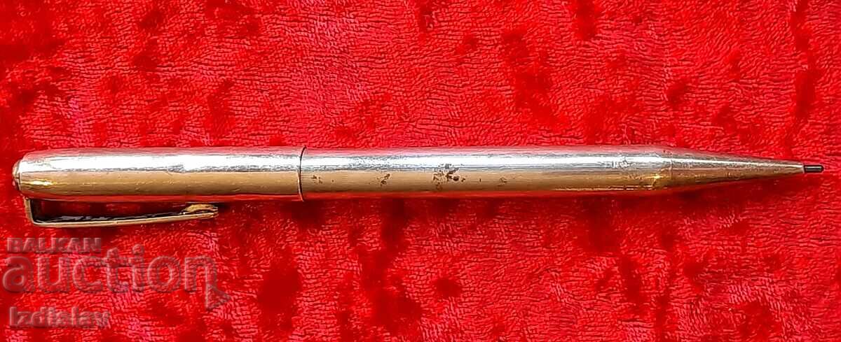 Vintage silver mechanical pencil with markings. - 6 Vintage silver mechanical pencil with markings. - 6