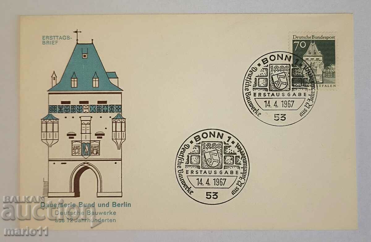 Germany - Postal envelope - 1967