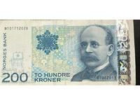 Norvegia 200 Kroner 2013 Pick 50f Ref 2028