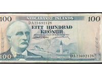 Islanda 100 Kronur 1961 Pick 44 Ref 1105