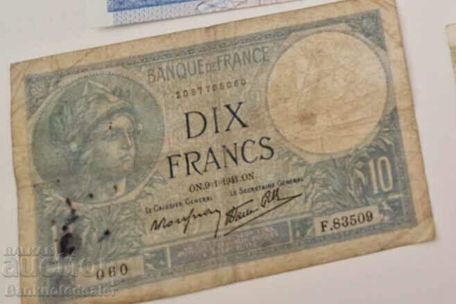 France 10 Francs 1941 Pick 84a Ref 3509