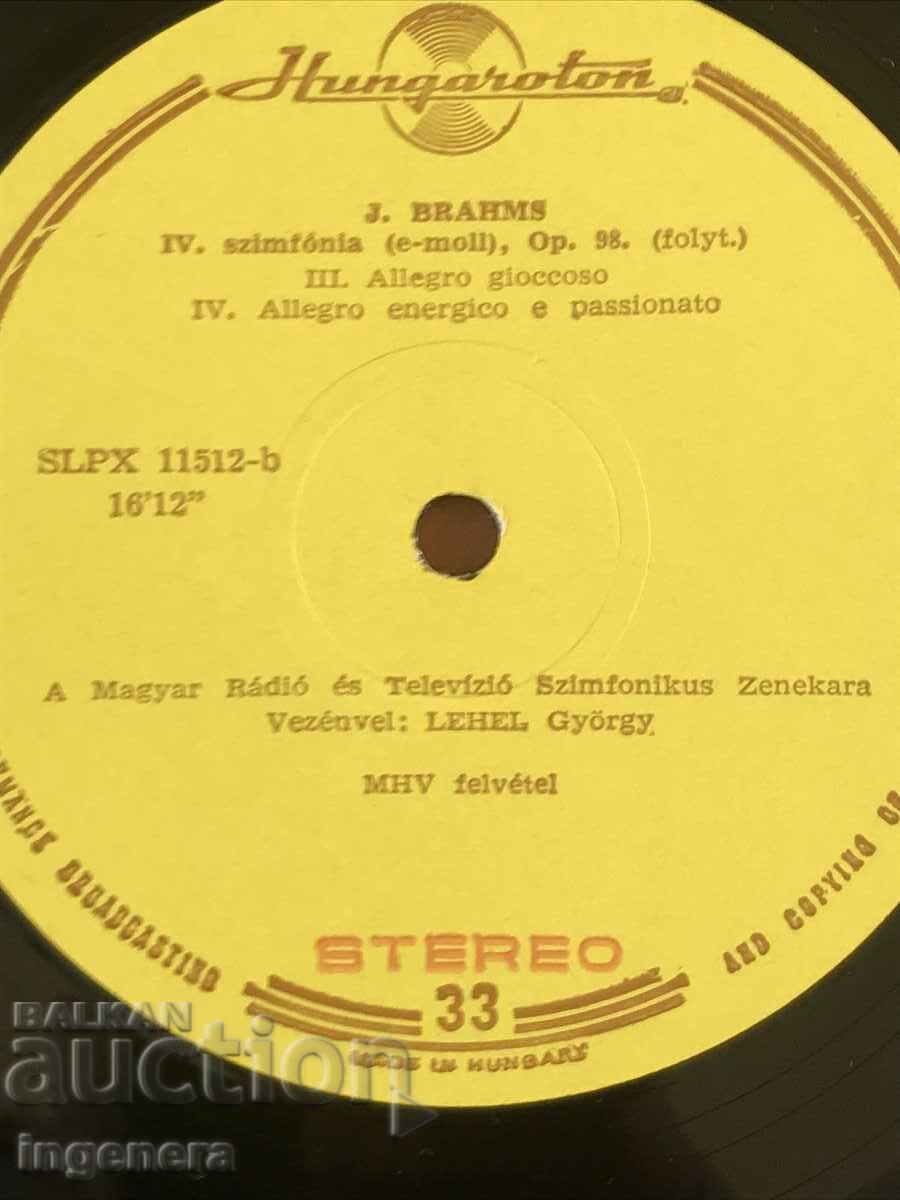 RECORD GRAMOPHONE CLASSICAL MUSIC - BRAMS with price 9.00 BGN | € 4.60 RECORD GRAMOPHONE CLASSICAL MUSIC - BRAMS with price 9.00 BGN | € 4.60