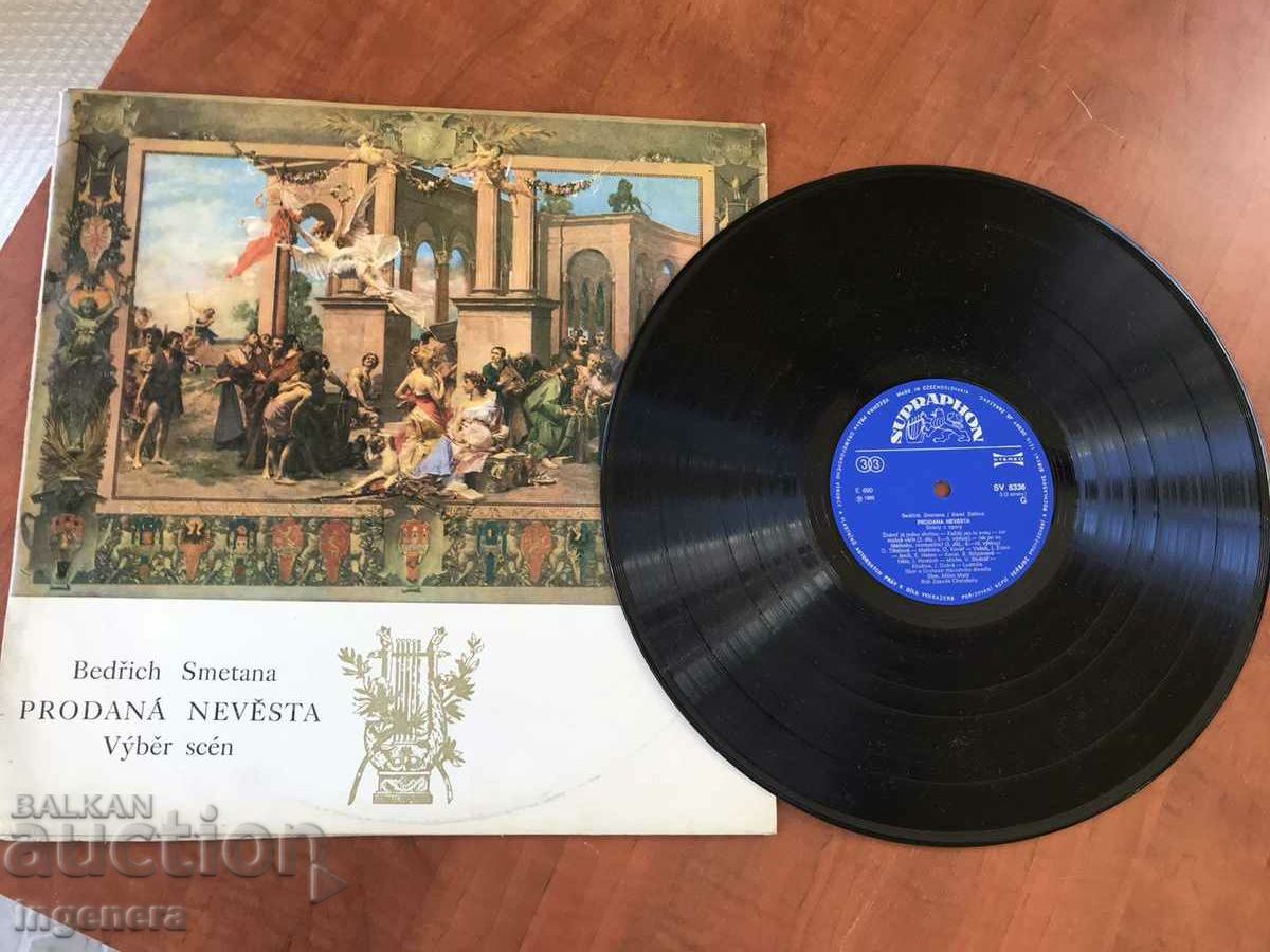 RECORD GRAMOPHONE OPERA-SOLD BRIDE BY B. SMETANA