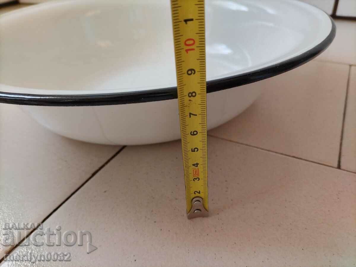 Enamel bowl, enamel dish, basin, basin - 5 Enamel bowl, enamel dish, basin, basin - 5