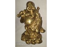 Old bronze Buddha statuette figure