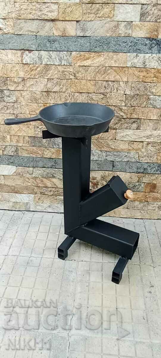 Auction Rocket stove for cooking for picnic, tent, camping Auction Rocket stove for cooking for picnic, tent, camping