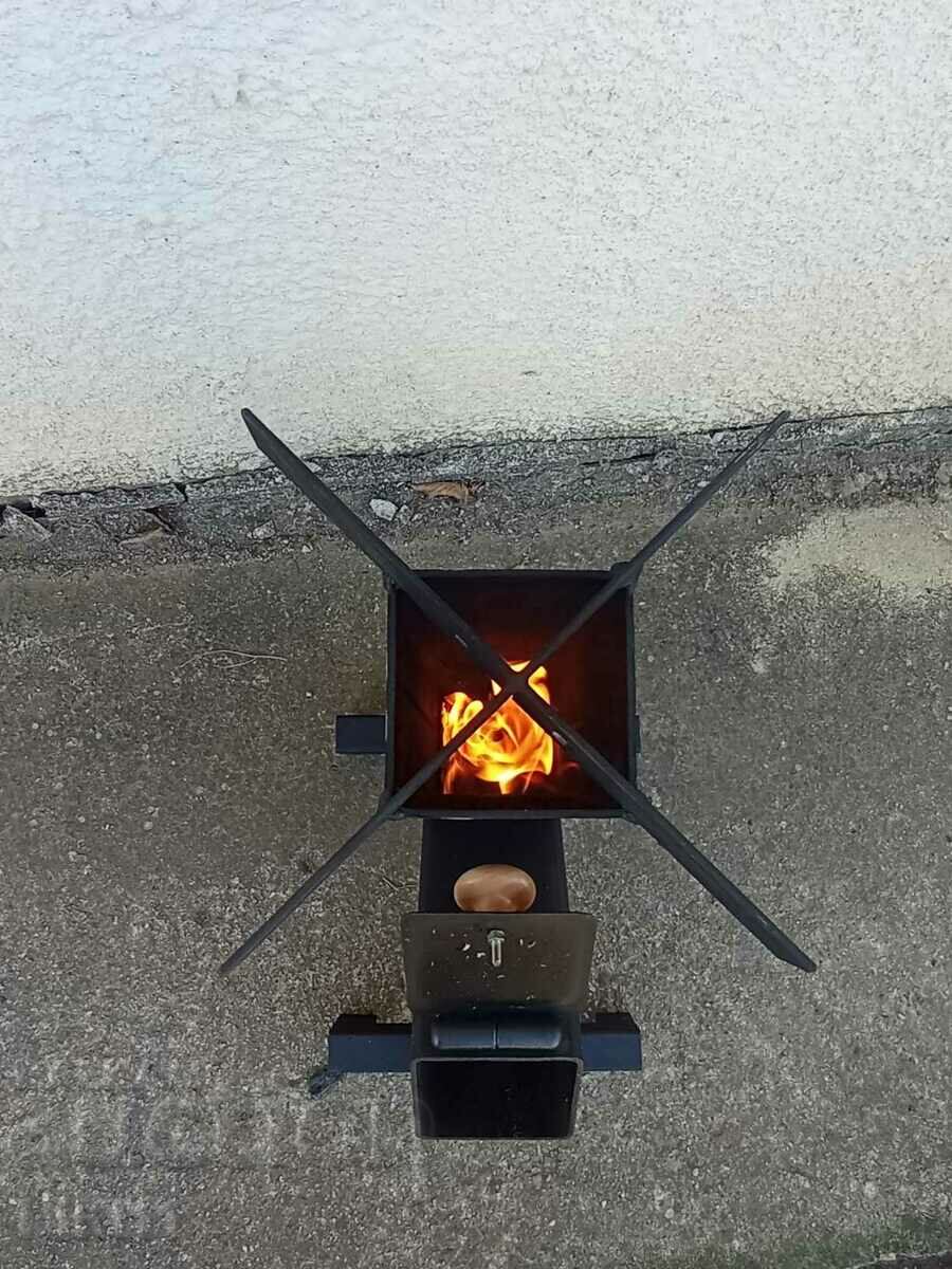 Rocket stove for cooking for picnic, tent, camping - 6 Rocket stove for cooking for picnic, tent, camping - 6