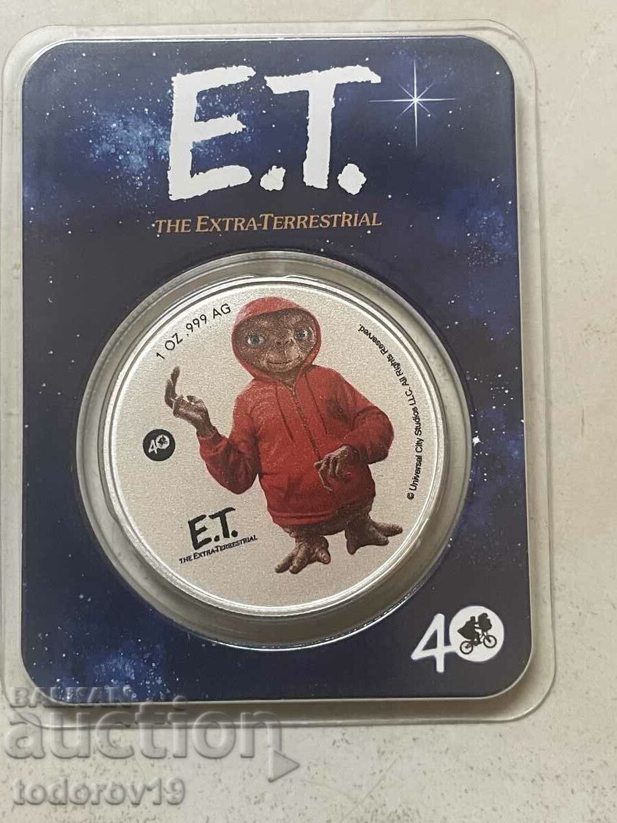 Аукцион 1 oz Сребро Извънземното 2022 - остр. Ниуе Аукцион 1 oz Сребро Извънземното 2022 - остр. Ниуе