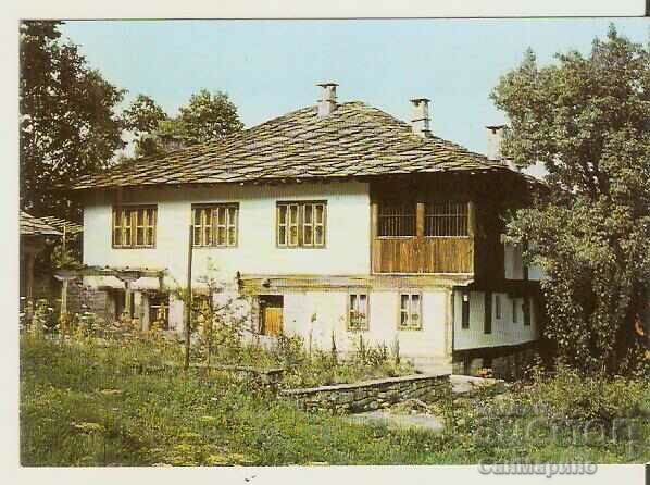 Map Bulgaria Bozhentsi Gabrovsko House of I. Karadimova