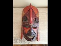 Solid wood figure figurine mask!