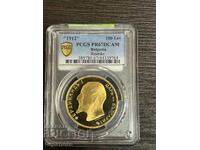 100 BGN 1912 restrike PCGS PR67 Deep Cameo