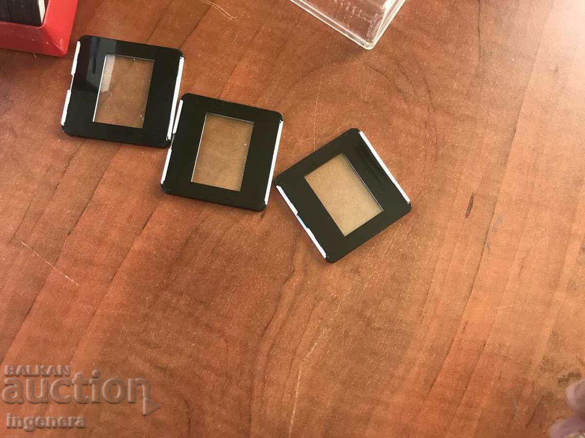FRAMES FOR SLIDES WITH GLASSES IN BOX NEW-23 PCS. - 6 FRAMES FOR SLIDES WITH GLASSES IN BOX NEW-23 PCS. - 6