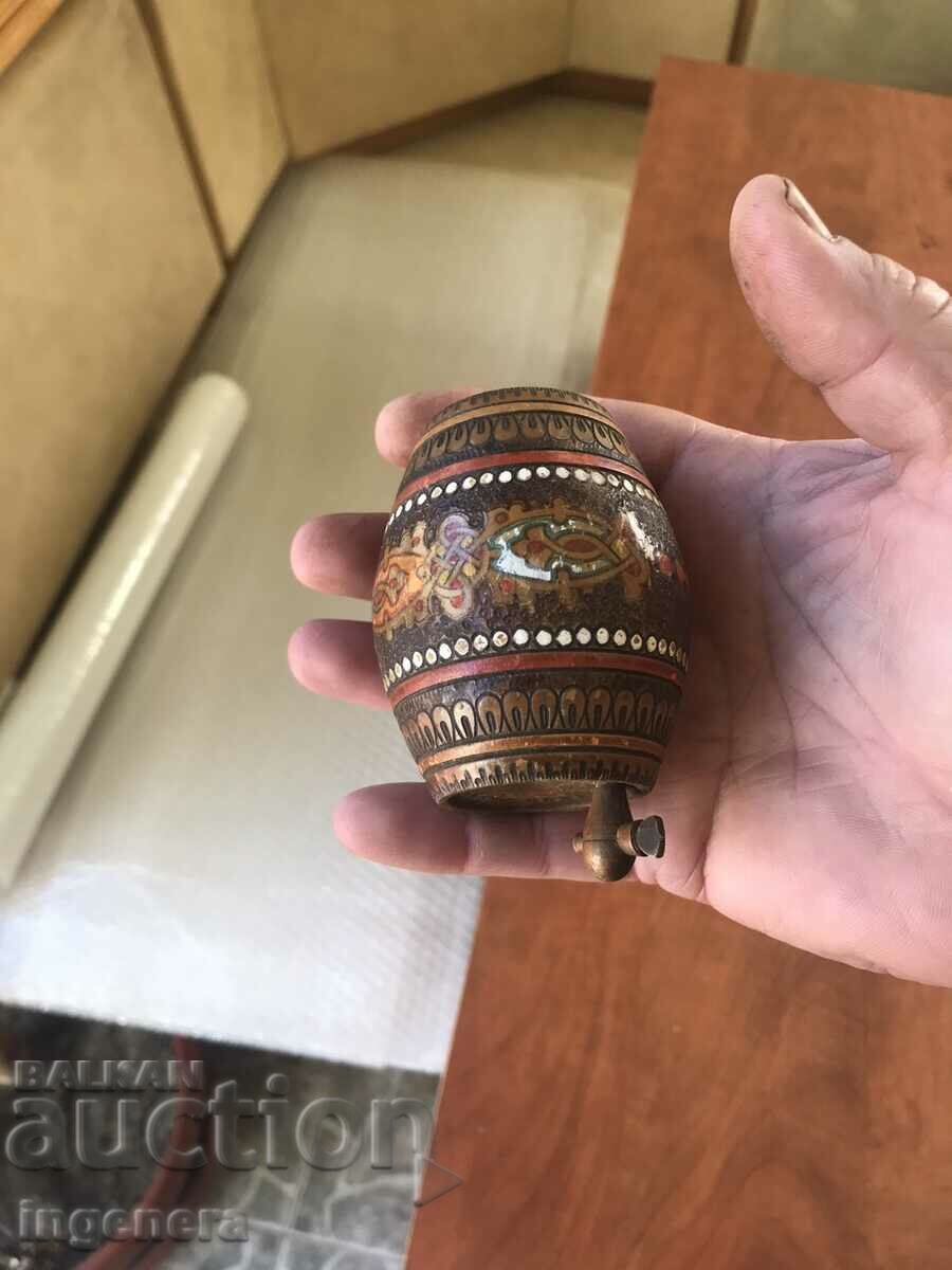 BARREL SOUVENIR WOOD PYROGRAPH DRAWING - 5