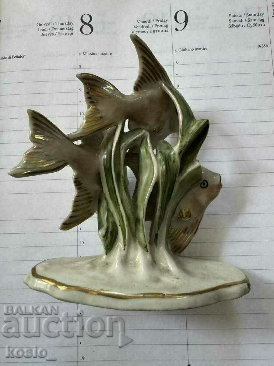 Βουλγαρικό ειδώλιο πορσελάνης - ψάρι με τιμή 60.00 BGN | € 30.68 Βουλγαρικό ειδώλιο πορσελάνης - ψάρι με τιμή 60.00 BGN | € 30.68