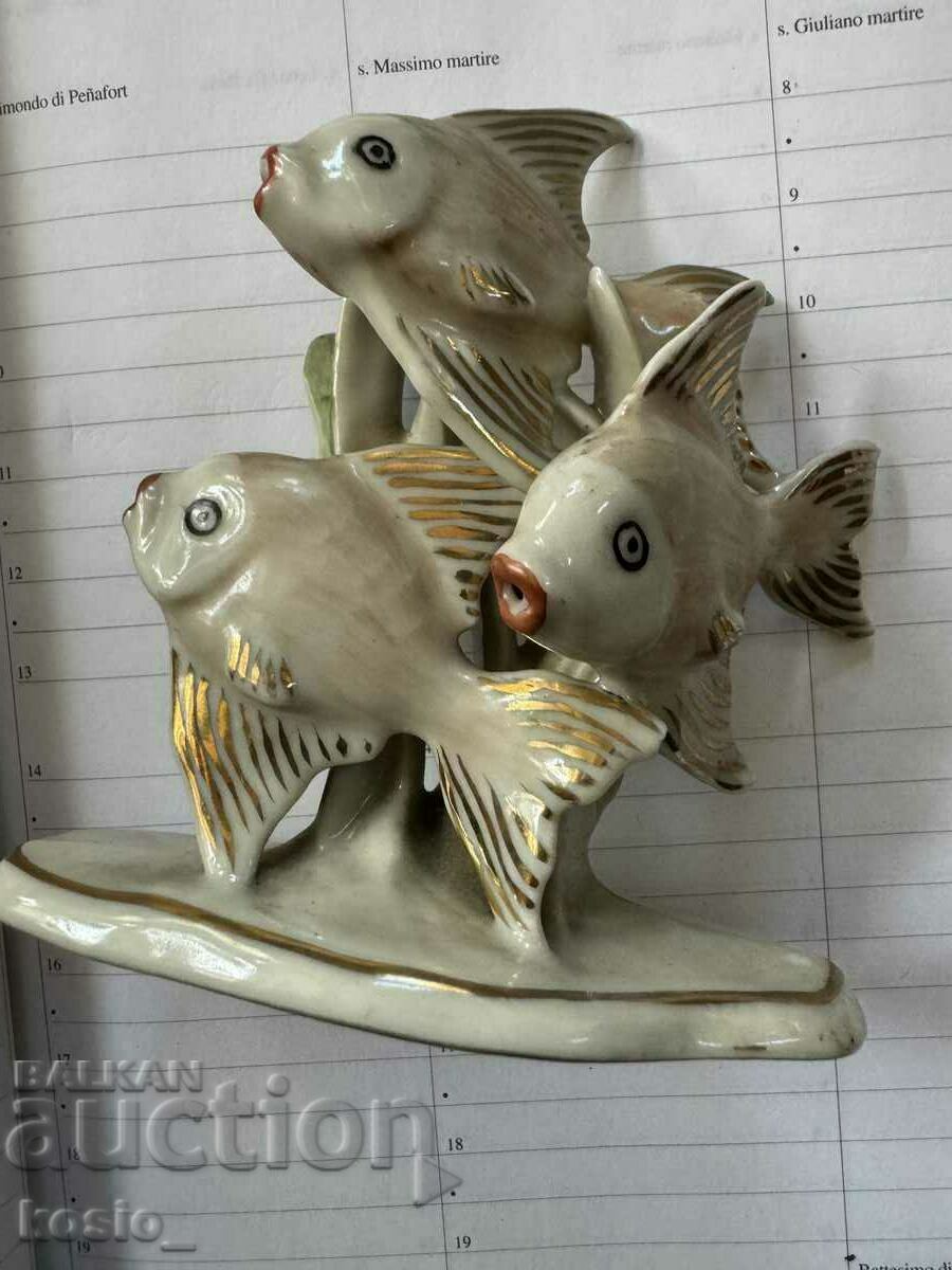 Bulgarian porcelain figurine - fish