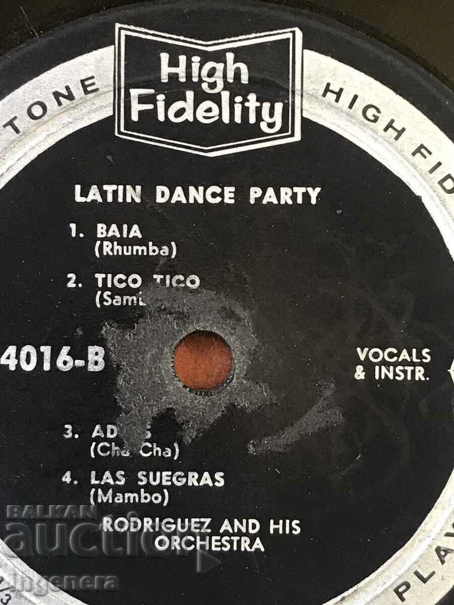 Licitație RECORD GRAMOFON -LATIN