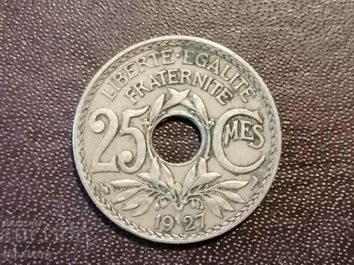 1927 25 centimes France