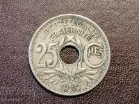 1927 год 25 сантима Франция