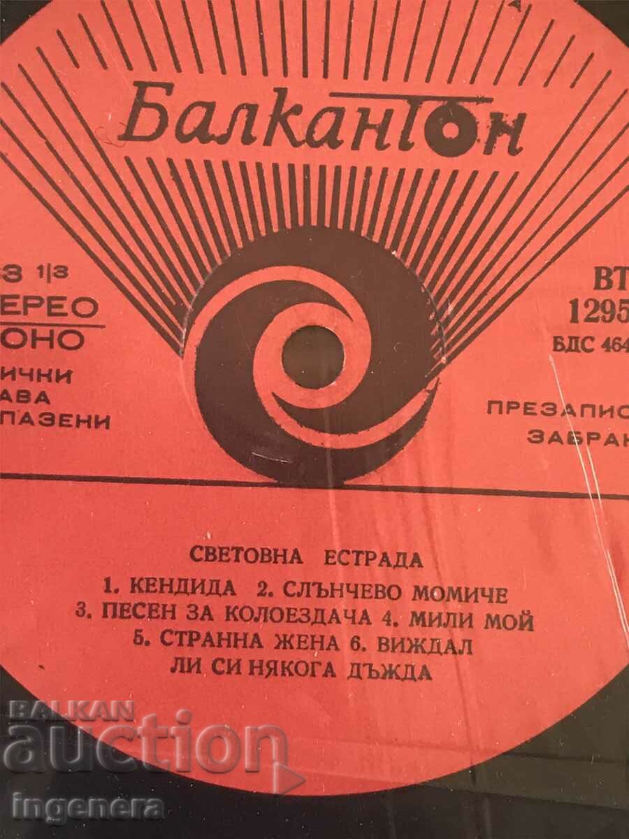 RECORD GRAMOPHONE - WORLD VARIETY with price 9.00 BGN | € 4.60 RECORD GRAMOPHONE - WORLD VARIETY with price 9.00 BGN | € 4.60