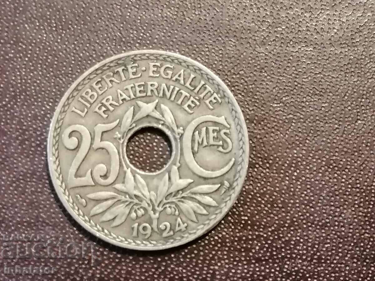 1924 25 centimes France