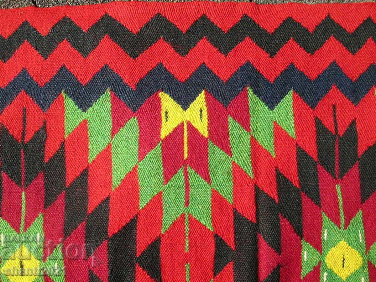 Delivery of Rare 19C Teteven wool carpet, double-faced 4.20 x 2.30m.