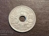 1919 25 centimes France