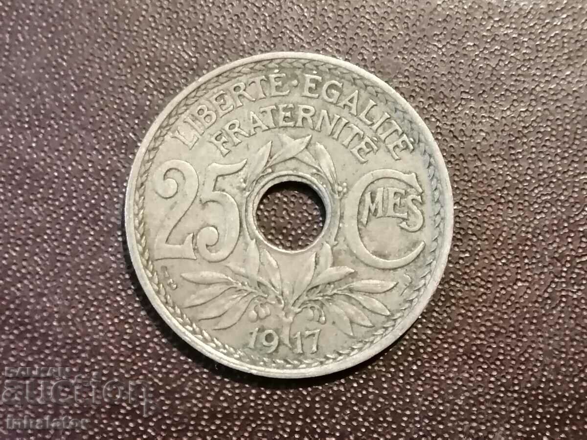 1917 25 de centi Franta