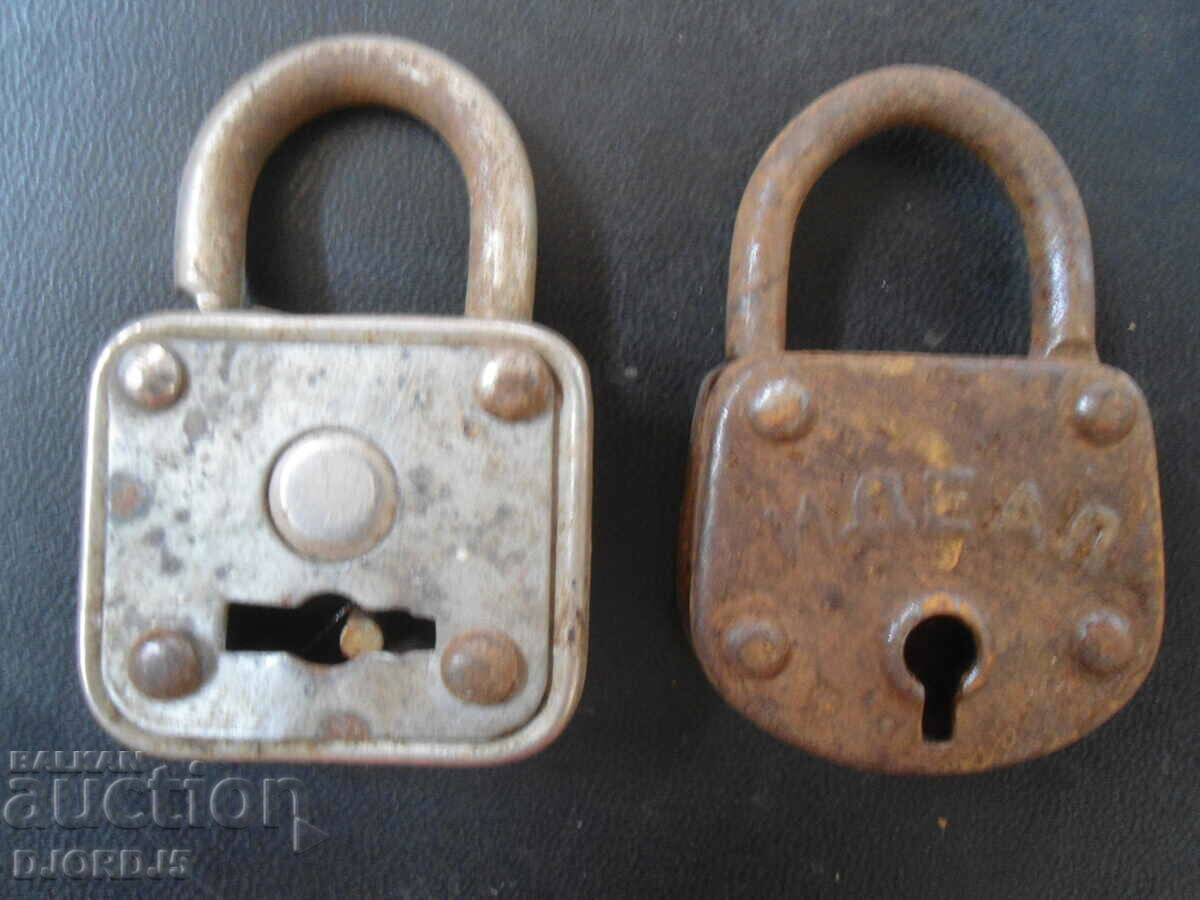 Old padlocks, 2 pieces