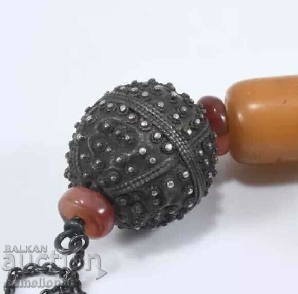 Old jewelry - silver, amber - 6 Old jewelry - silver, amber - 6