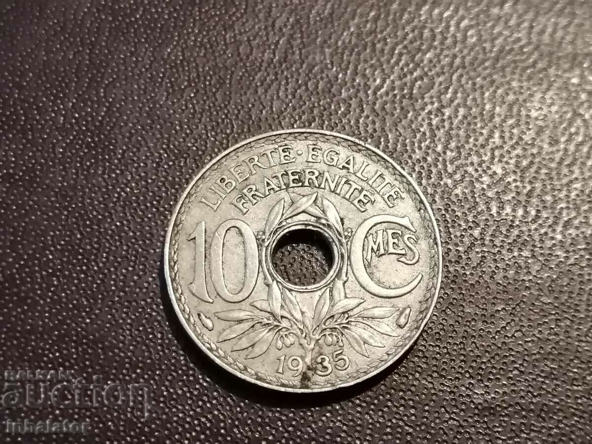 1935 10 centimes France